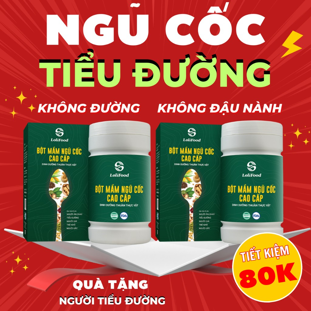 Ngũ Cốc Tiểu Đường Sữa Cho Người Tiểu Đường LOLIFOOD Tốt Cho Sức Khỏe Người Già