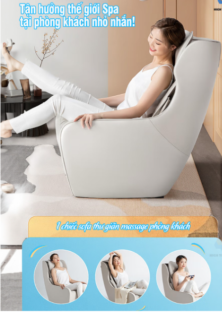 Ghế Sofa Massage Mini 988-M1 Nhỏ Gọn, Tiện Ích Thông Minh Cho Gia Đình Nhỏ, Văn Phòng Công Sở, Phòng Ngủ Cá Nhân