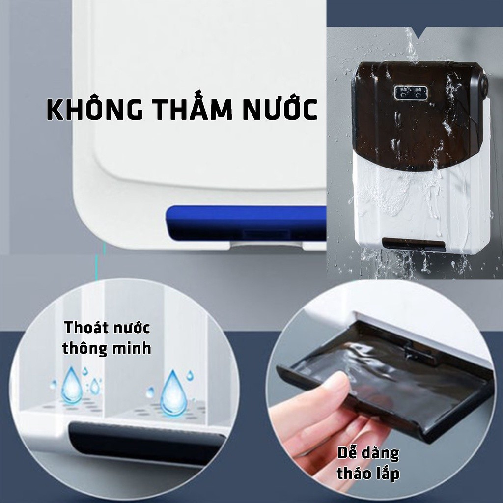 Ống Đũa Khử Trùng - Hộp Đựng Đũa Thìa Muỗng Khử Khuẩn Bằng Tia UV Hút Ẩm Treo Tường Thông Minh