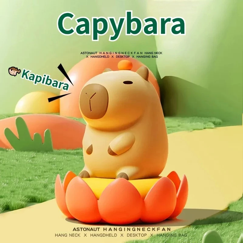 Capybara Đèn Ngủ Silicon Mềm Capybara USB Sạc Phòng