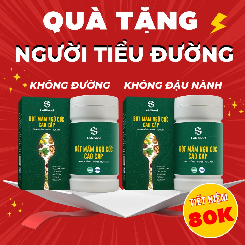 Ngũ Cốc Tiểu Đường Sữa Cho Người Tiểu Đường LOLIFOOD Tốt Cho Sức Khỏe Người Già