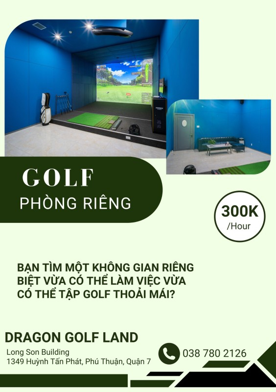 Công nghệ golf 3D - Dragon Golf Land (Theo Giờ)