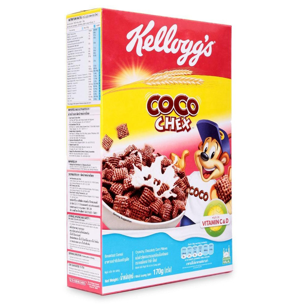 Ngũ cốc dinh dưỡng Kellogg's coco chex 350g/hộp