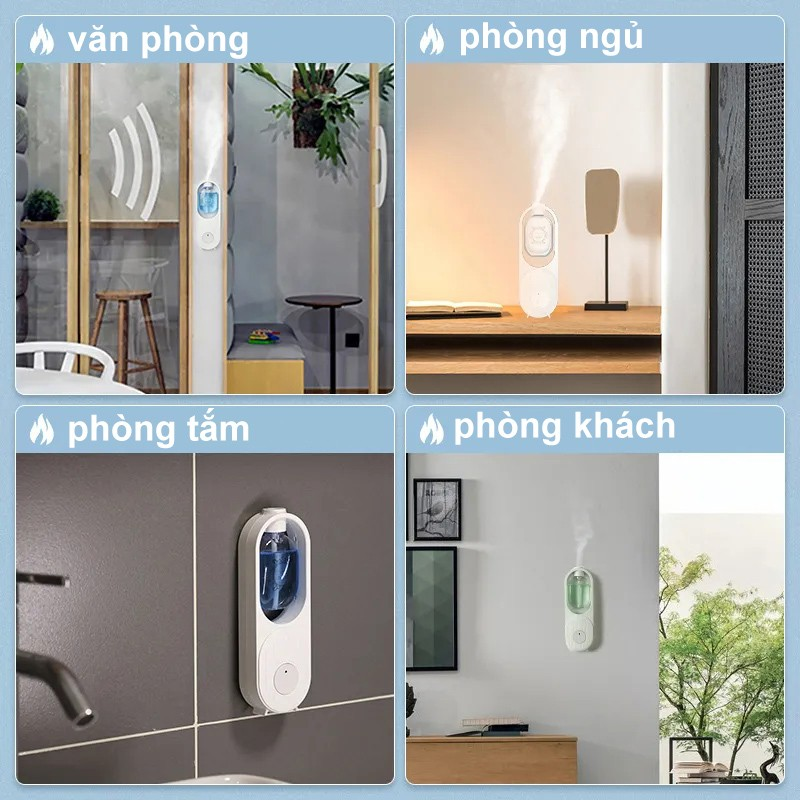 Máy Xịt Thơm Phòng Tự Động Hẹn Giờ